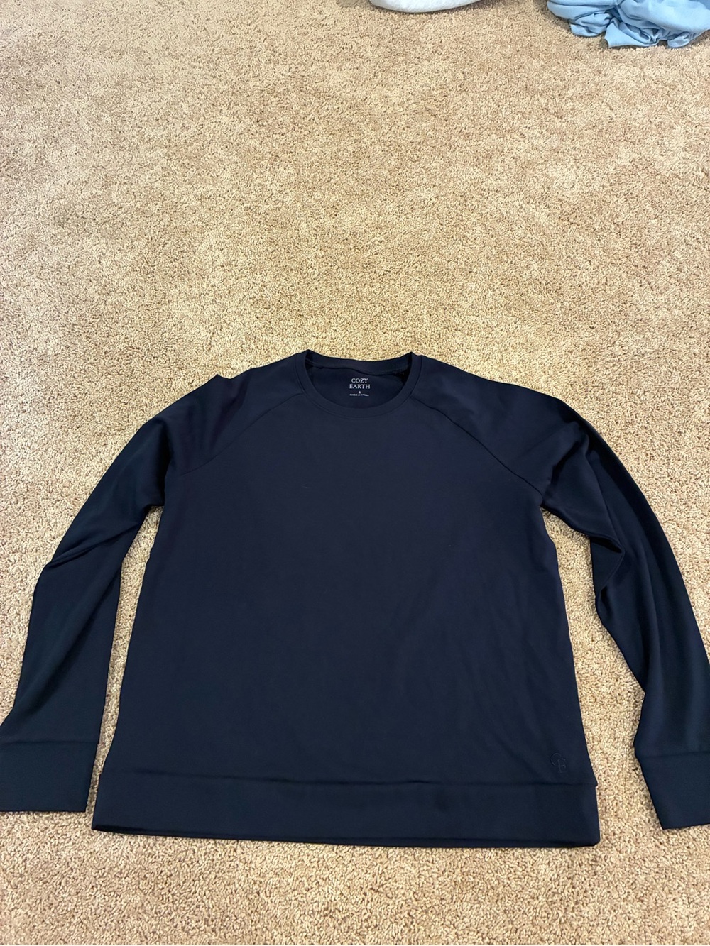 Women’s Cozy Earth -  Navy Crew Neck Shirt